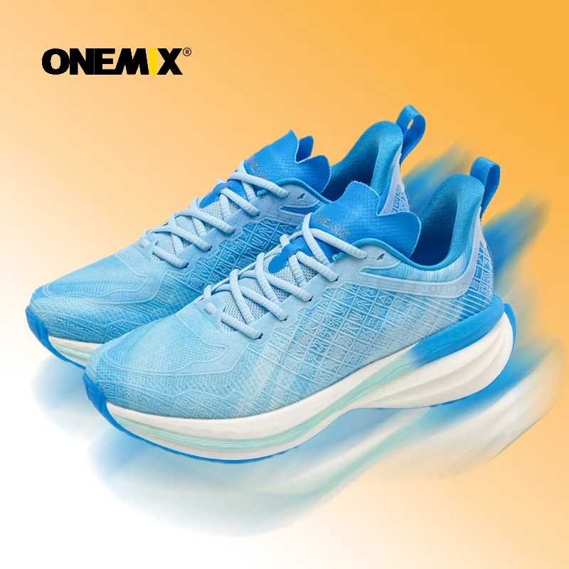 

Мужские кроссовки ONEMIX с вакуумной пенопластовой подушкой, высокоэластичные амортизирующие кроссовки для длительных пробежек и повседневного использования 23618