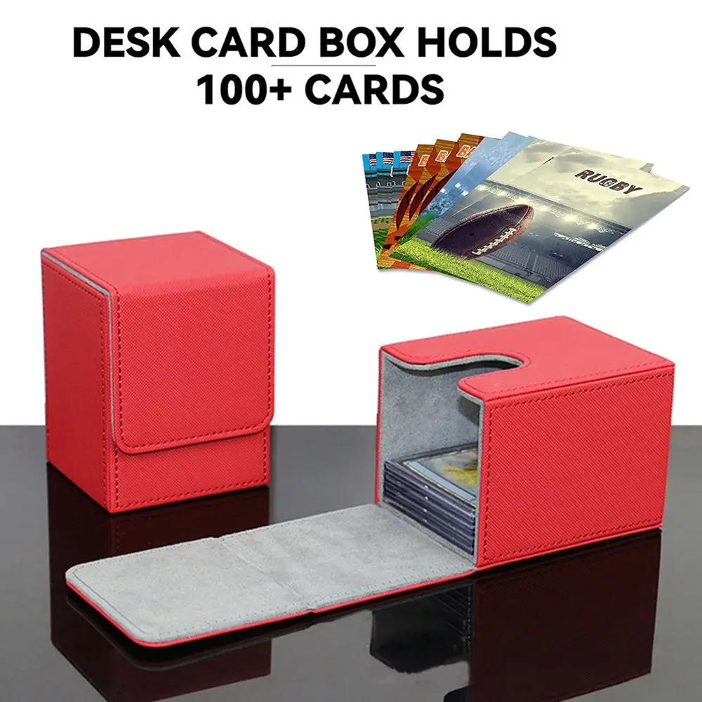 Game Card Large Capacity Container Game MTG PU Leather Gift  Box Card Storage Box Trading Card Holder Deck Box Card Case