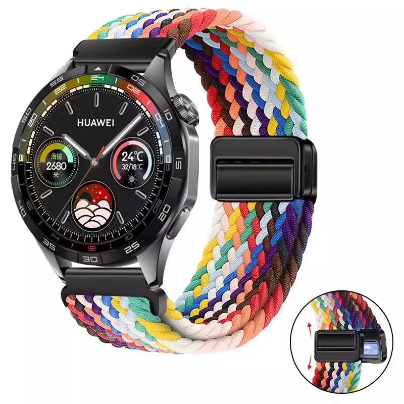 

22mm Nylon Strap for Huawei Watch GT5 Pro /GT4 46mm Bracelet GT 3Pro /2Pro GT3 46mm Watchband For Huawei Ultimate /Wristband