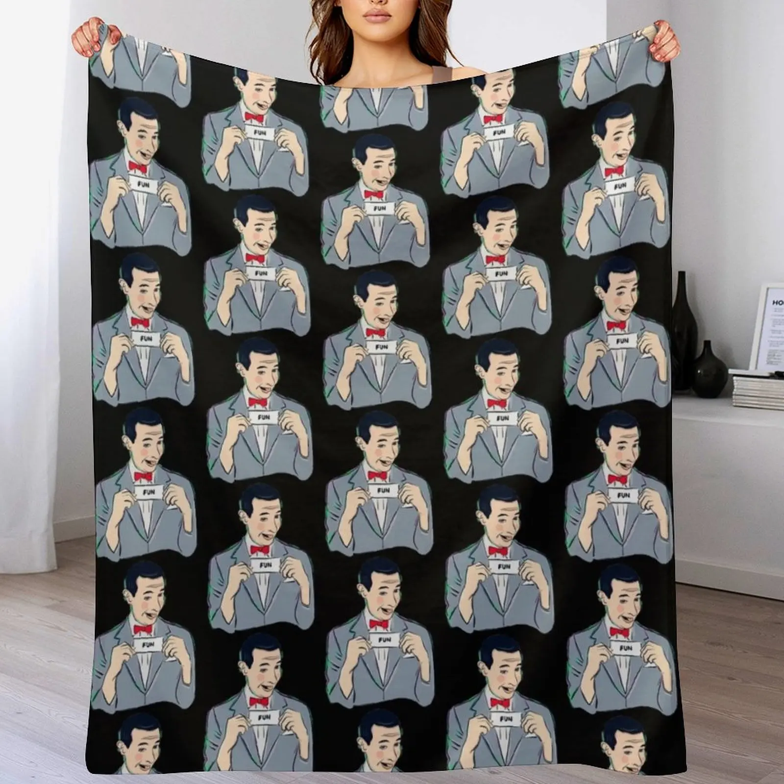 Peewee Herman Throw Blanket Luxurious Soft Blanket Holiday Gift for Family