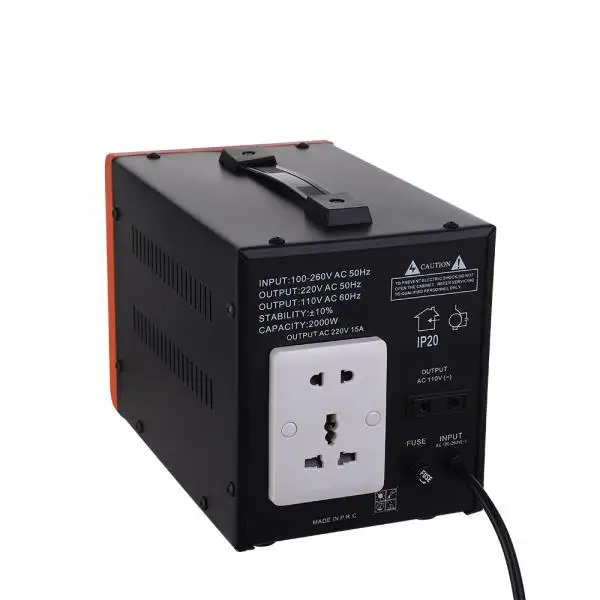 Foreign trade selling household single-phase AC regulated power supply 2000W socket regulator