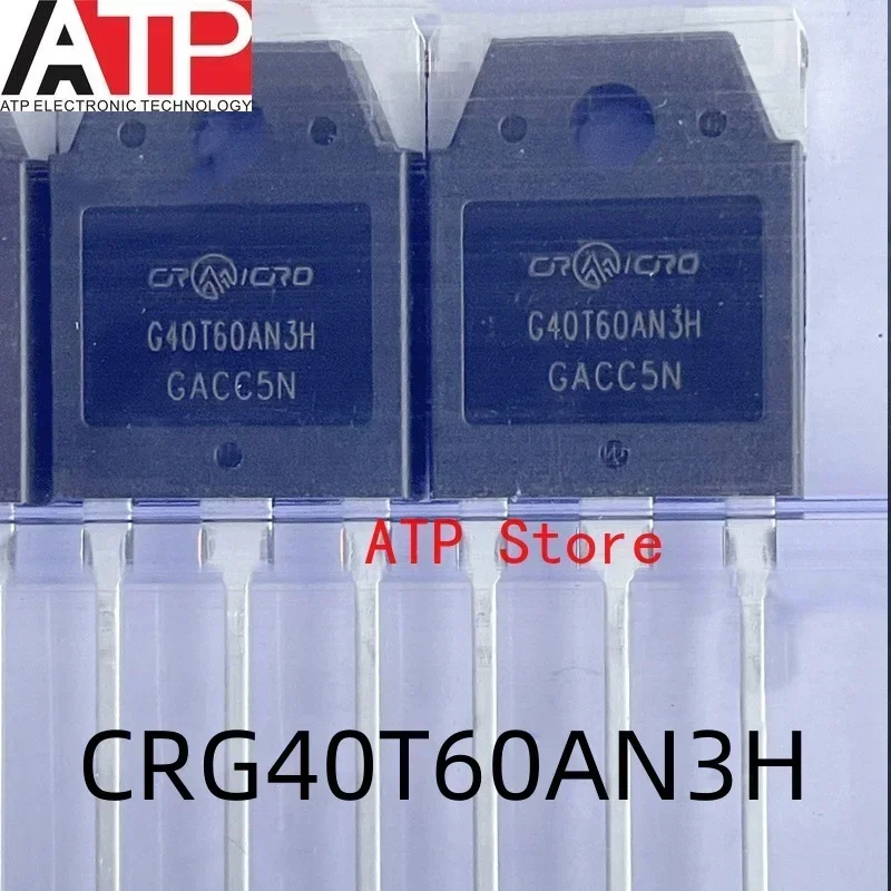 10PCS/LOT 100% New Original CRG40T60AN3H G40T60AN3H TO-3P 40T60 BT40T60 Transistors IGBT Pipe Welder Usually 600V 40A