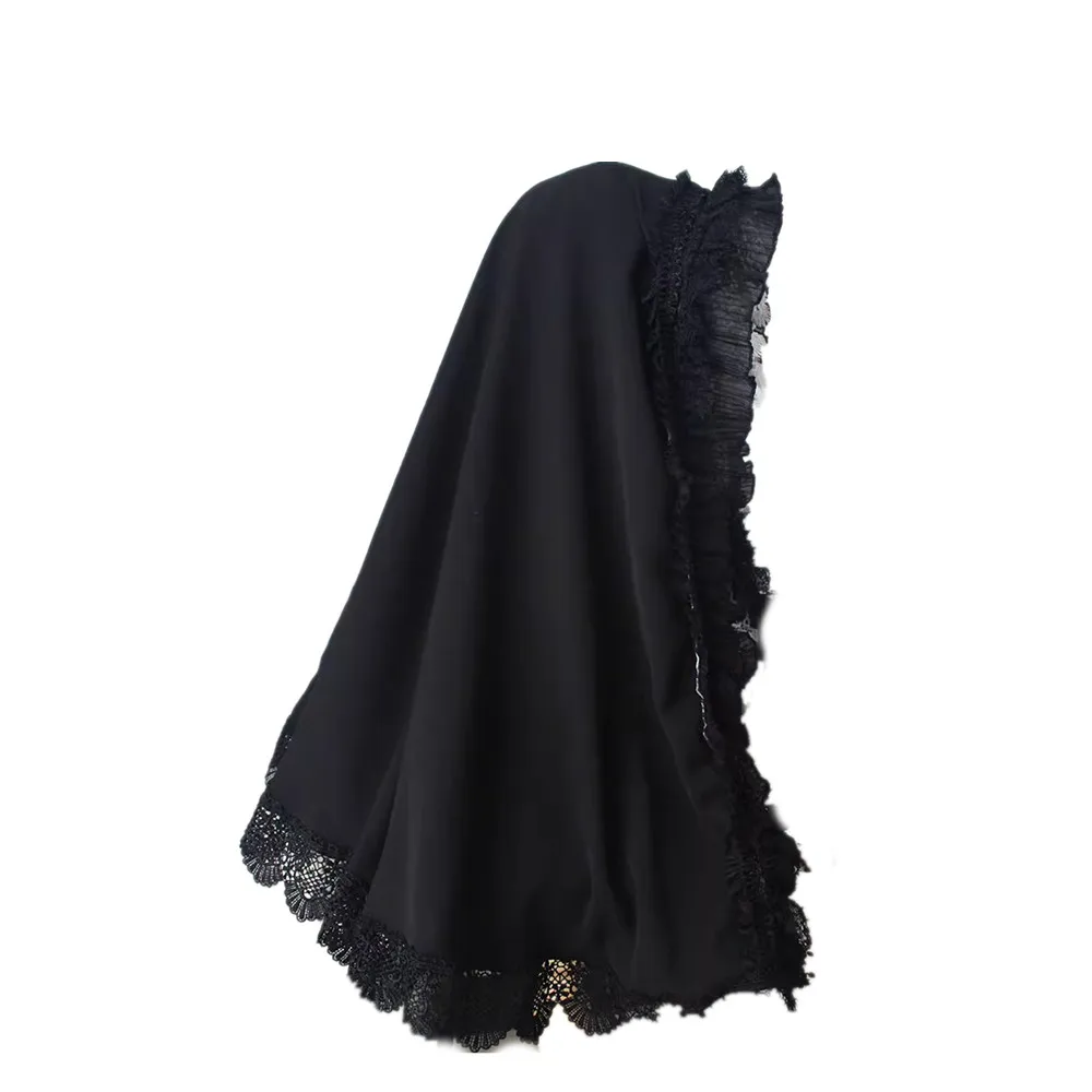 Gothic Lolita Nun Veil Headpiece Medieval Halloween Party Costume Cosplay Accessories