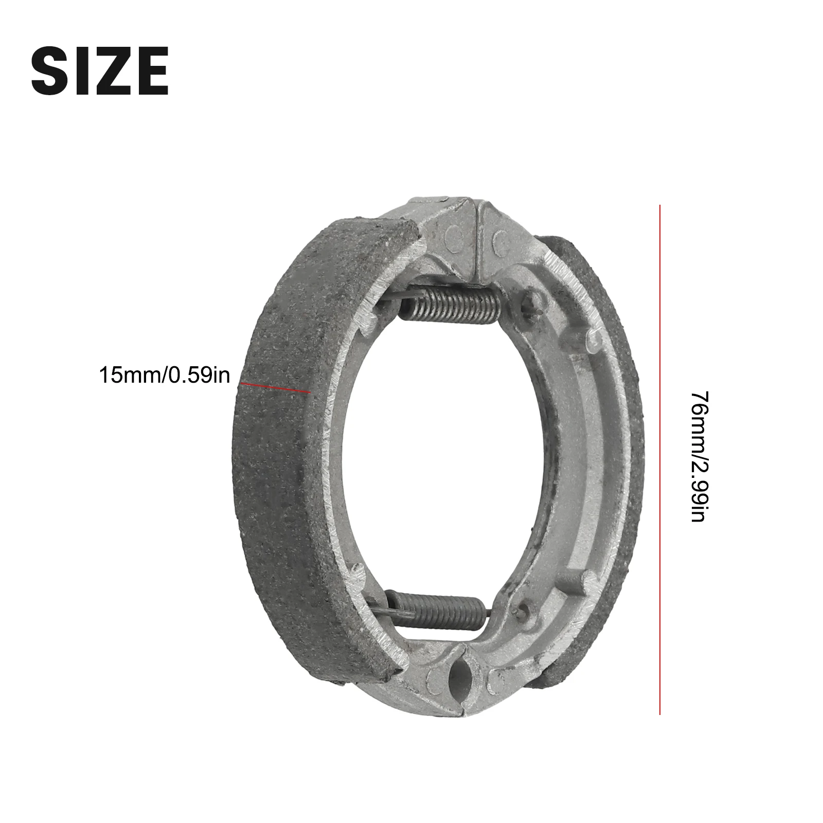 Quality Cycling Spring Brake Shoes Rear Weel Drum HighQuality Useful Convenient Metal Repair Kit Replacement E-bike