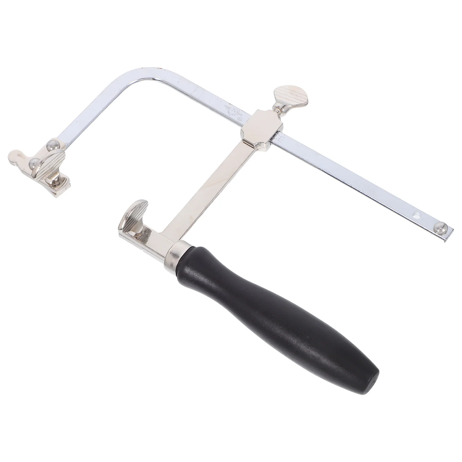 

Adjustable U-Shaped Hacksaw Frame Ergonomic Handle for Precision Cutting Woodworking Metalworking Sturdy Portable Lightweight