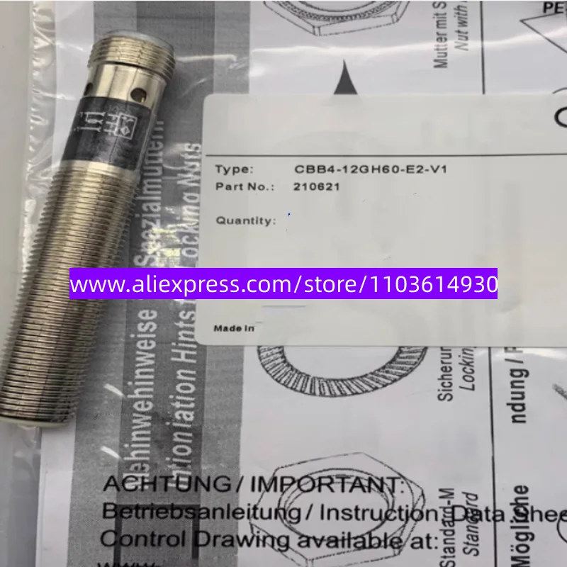 2 Stück Neuer Annäherungsschalter CBB4-12GH70-E0-V1 CBB8-18GS75-E2-V1 CBB4-12GH60-E2-V1 CBB4-12GH70-E0 CBB4-12GH70-E2 CBB4-12GH70-E2-V1