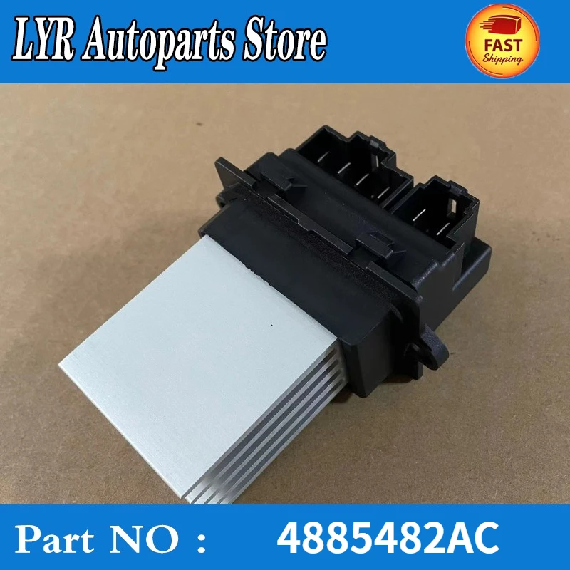 

HVAC Blower Motor Resistor for Jeep Grand Cherokee Dodge Grand Caravan Chrysler 4885482AB 4885482AC 68003999AA