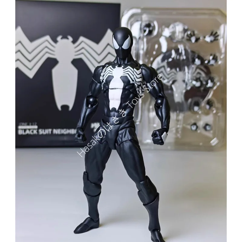 

In Stock CT Toys MessToys Spider Figure Symbiote Venom Black Spider Mess Toys Spiderman Action Figures Anime Figurine Model Toy