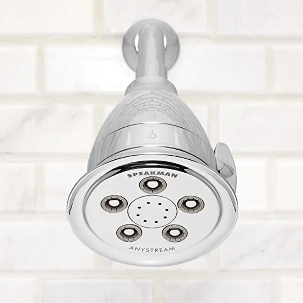 Luxury Massage Shower Head Chrome Filtered Water High Pressure Settings