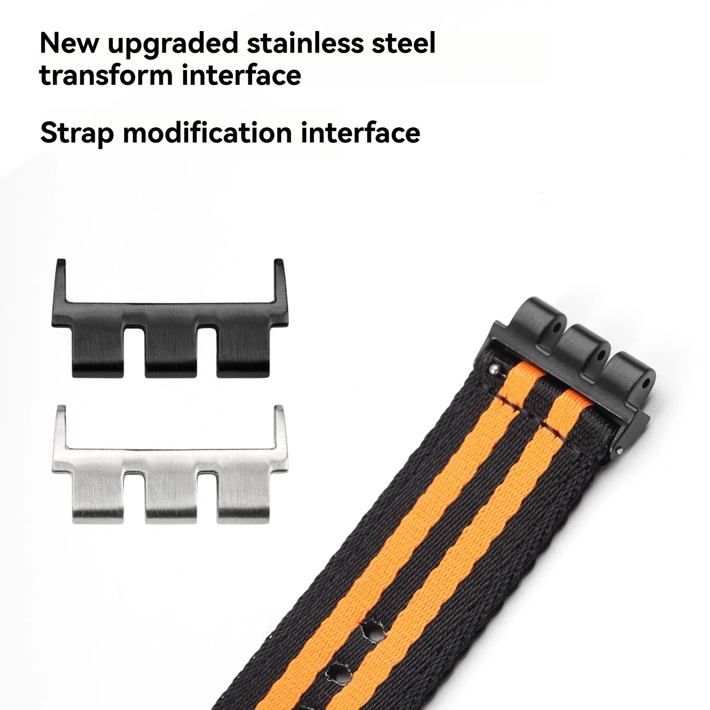 Dedicated Metal Conversion Kit for Swatch YGG YIS YL YVS Series,17mm 19mm Steel Lug Adapters for Leather Watch Bands