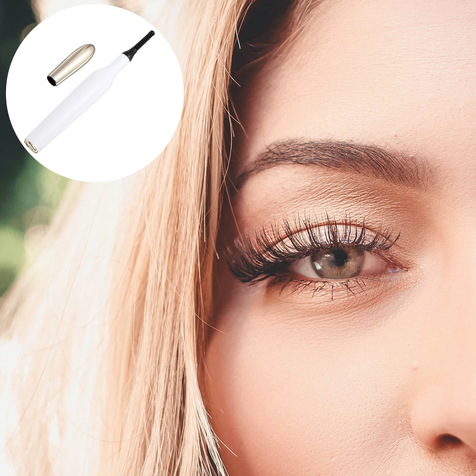 

Electric Eyelash Curler Heated Beauty Tool Faster Heating Wide Area Multiple Temperature Protection Anti Scald Comb Design