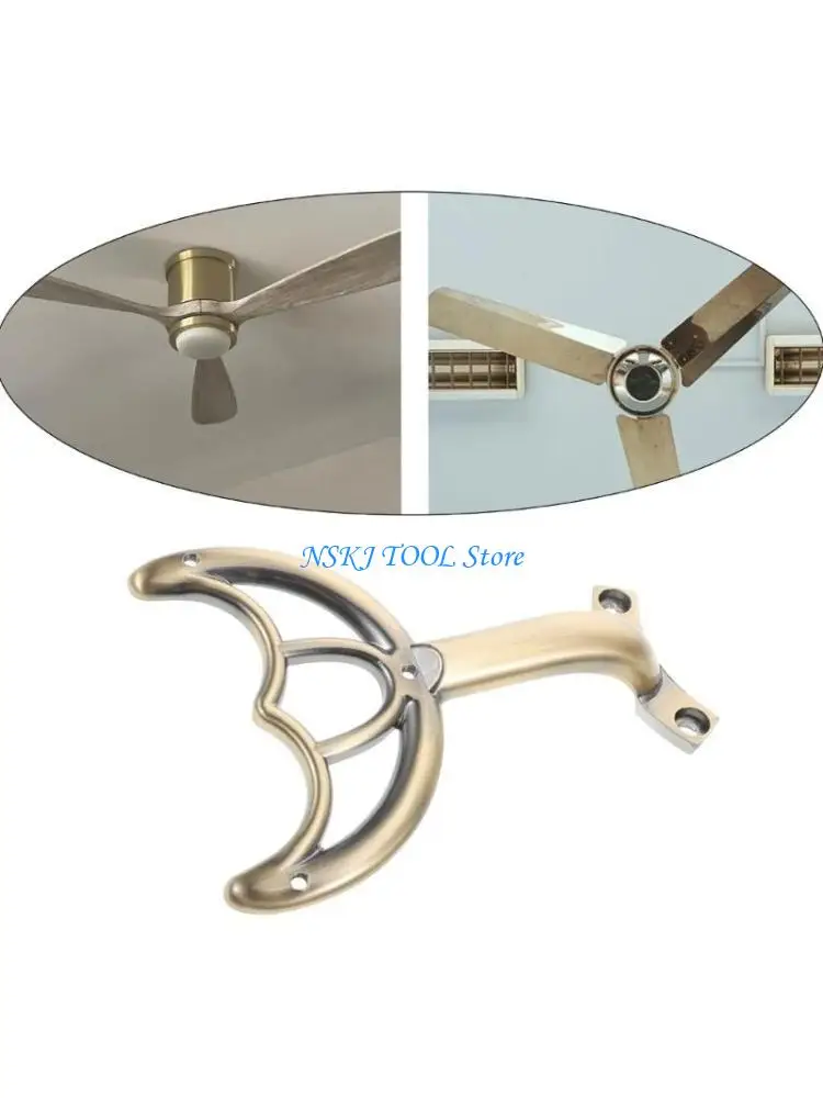 

L8RC Ceiling Fan Arm Bracket Holder Support, Easy Setups, Zinc Alloy, For Most Models