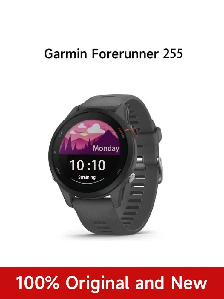 Garmin Forerunner 255 Sport Smartwatch 46mm 1.3 '' Kleurenscherm 14 dagen Batterijduur 4GB RAM NFC Bluetooth Wifi 5ATM Waterdicht - afbeelding 2