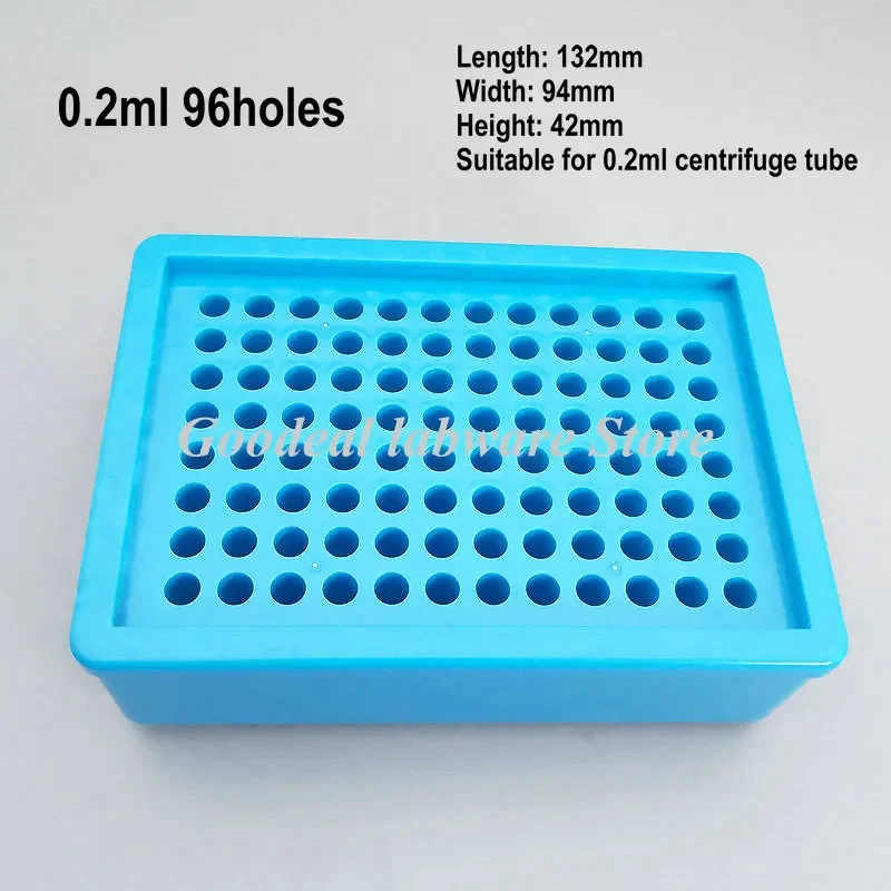 1pcs 0.2/0.5/1.5/2.0ml Centrifuge Tube Cryogenic PP Storage Box Biological PCR tube constant temperature box