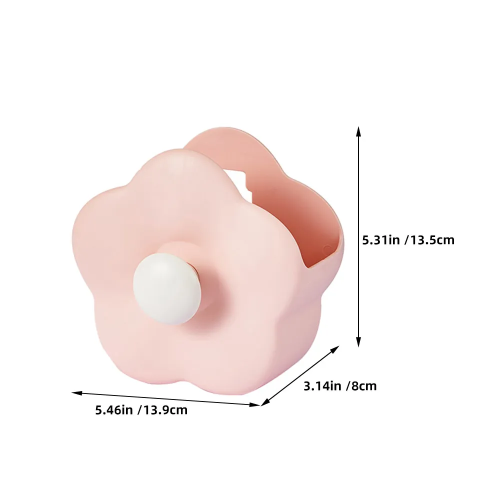 3Pcs Wall Mount Desktop Flower Pen Holder Dual-Use Stationery Organizer for Home Office School Desk Storage Desk Pen Pot