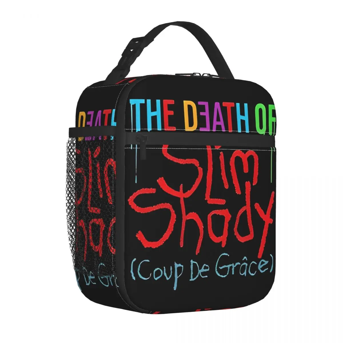 أكياس الغداء المعزولة الحرارية من Eminem Rapper للنزهة، حاوية أكياس الطعام المحمولة، صندوق الغداء الحراري المبرد #2