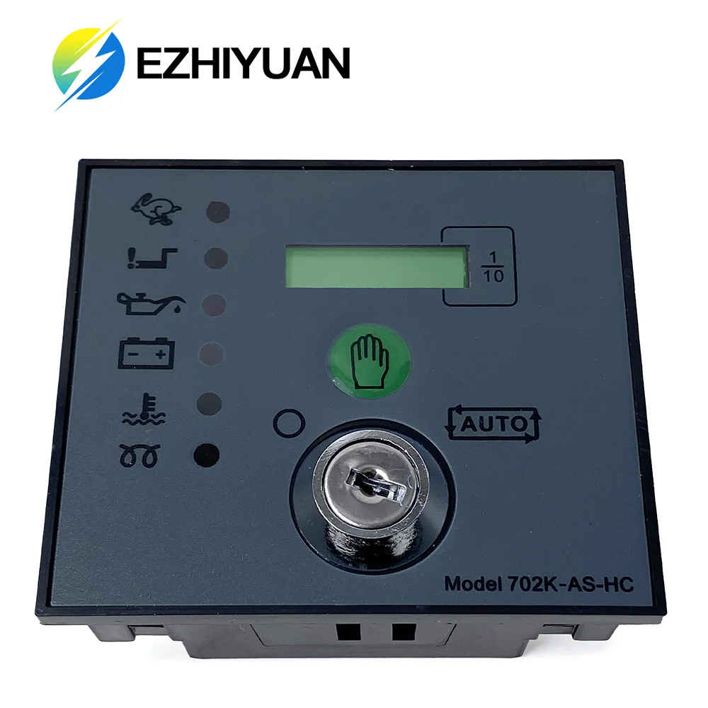 DSE 702K-AS 702AS Key Start Control Module Diesel Generator Controller Panel Pre-heat Function Genset Electronic Control Board