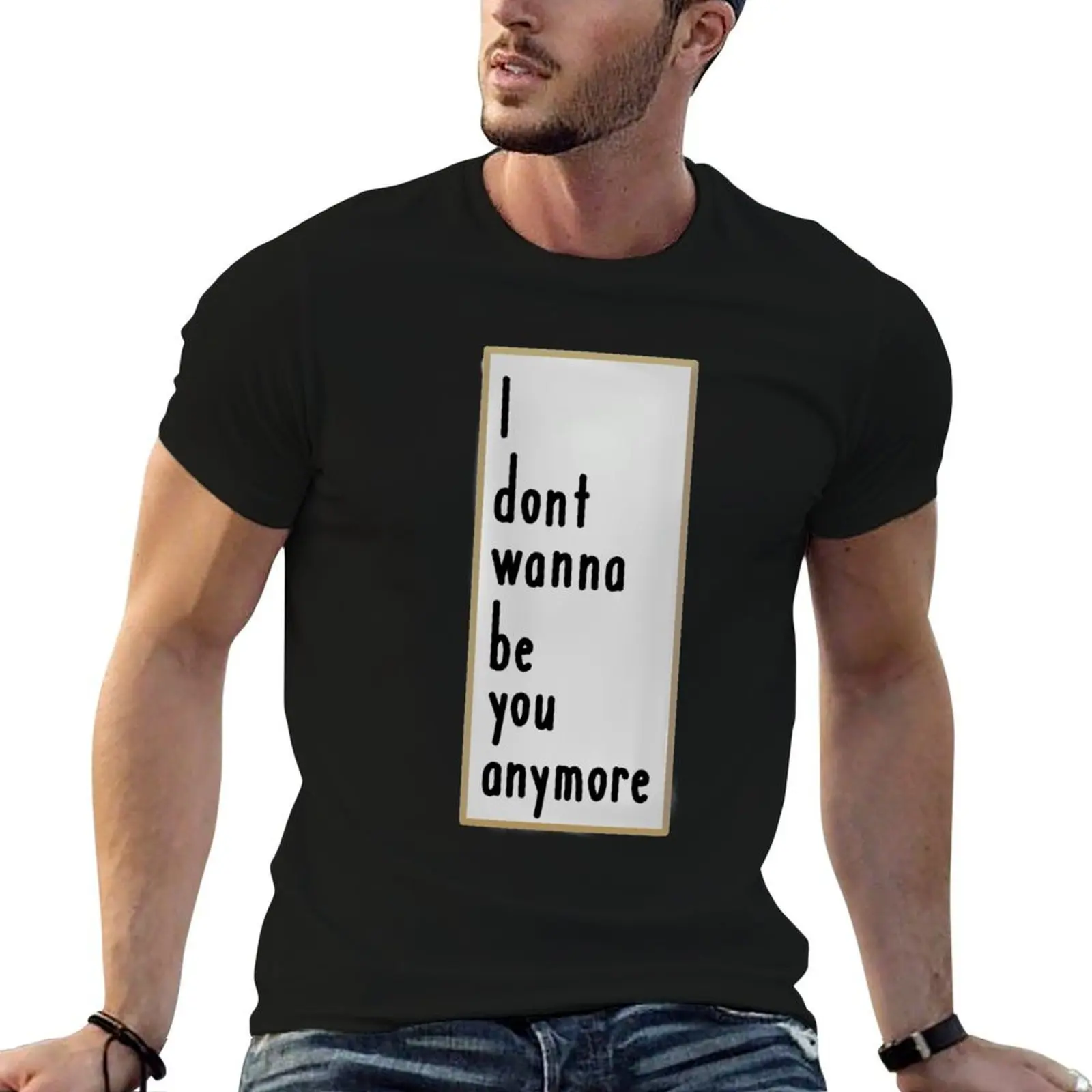 Tell the mirror what you know she’s heard before T-Shirt anime figures summer shirt mens graphic t-shirts anime