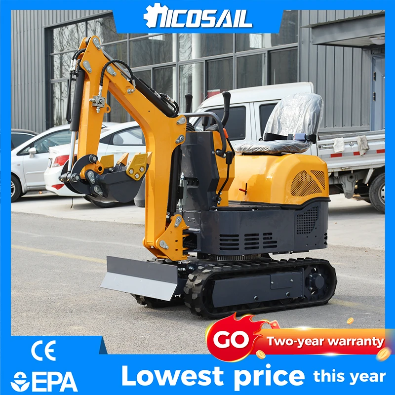 

Mini Excavator OKW08 Easy Operation Ergonomic Design for Agricultural & Landscaping Work