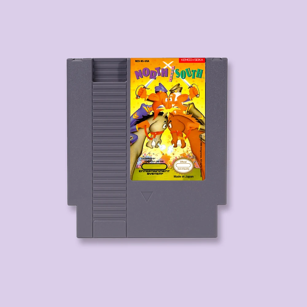 

North & South Game Cartridge Action Game For NES 8Bit 72PIN Consoles Game Card