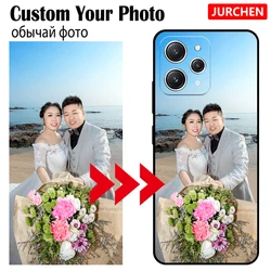 Custom Photo Case For Xiaomi Redmi Note 13 12 11 10 C S 13C 12C 12S 11S 10S Note13 Pro Plus 5G TPU Silicone Glass Leather Cover