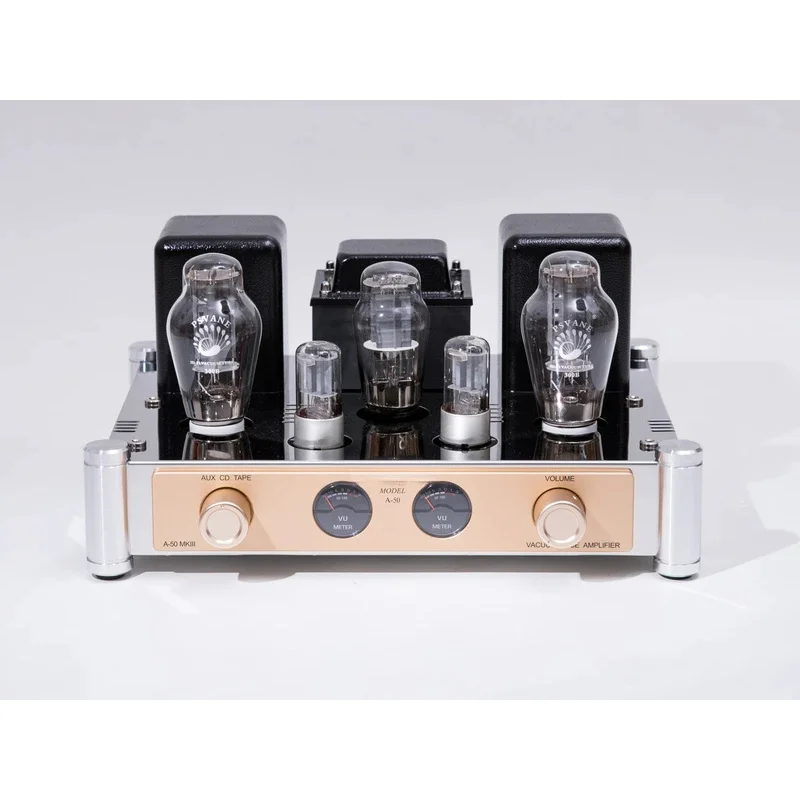 

BoyuuRange A50 MKIII 300B Single-End Class A Vacuum Tube Amp HiFi Integrated Amplifier With VU Meters (Updated Version)