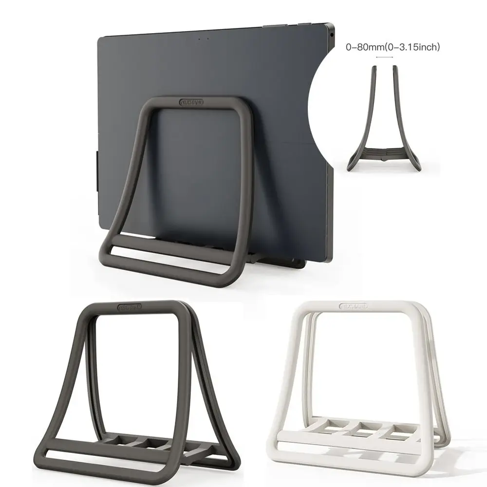 Non-Slip Vertical Laptop Stand Storage Stable Desktop Notebook Dock Detachable for Macbook Air/Pro/Ipad/Lenovo/Dell