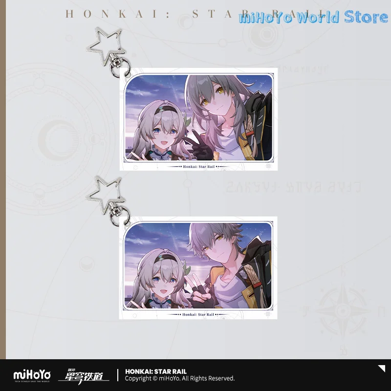 MiHoYo Official Original Honkai Star Rail Midsummer Firefly Appointment Series Acrylic Group Photo Card Doujin Birthday Gifts