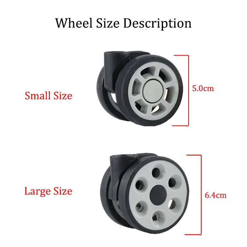 Suitable For Rimowa Wheels Universal Silent Universal Wheel Trolley Suitcase Pulley Accessories Repair Password Box Roller Parts