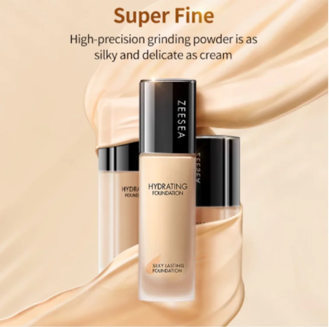 ZEESEA Silky Lasting Liquid Foundation- Hydra & Matte Makeup Concealer Brightening Waterproof BB Cream