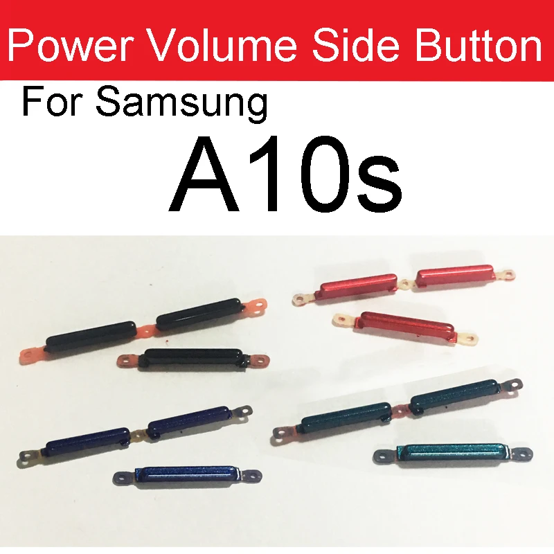 For Samsung Galaxy A10S A107F A20S A207F A30S A307F A50S A507F Volume Power Side Buttons On Off Bixby Side Key Replacement Parts