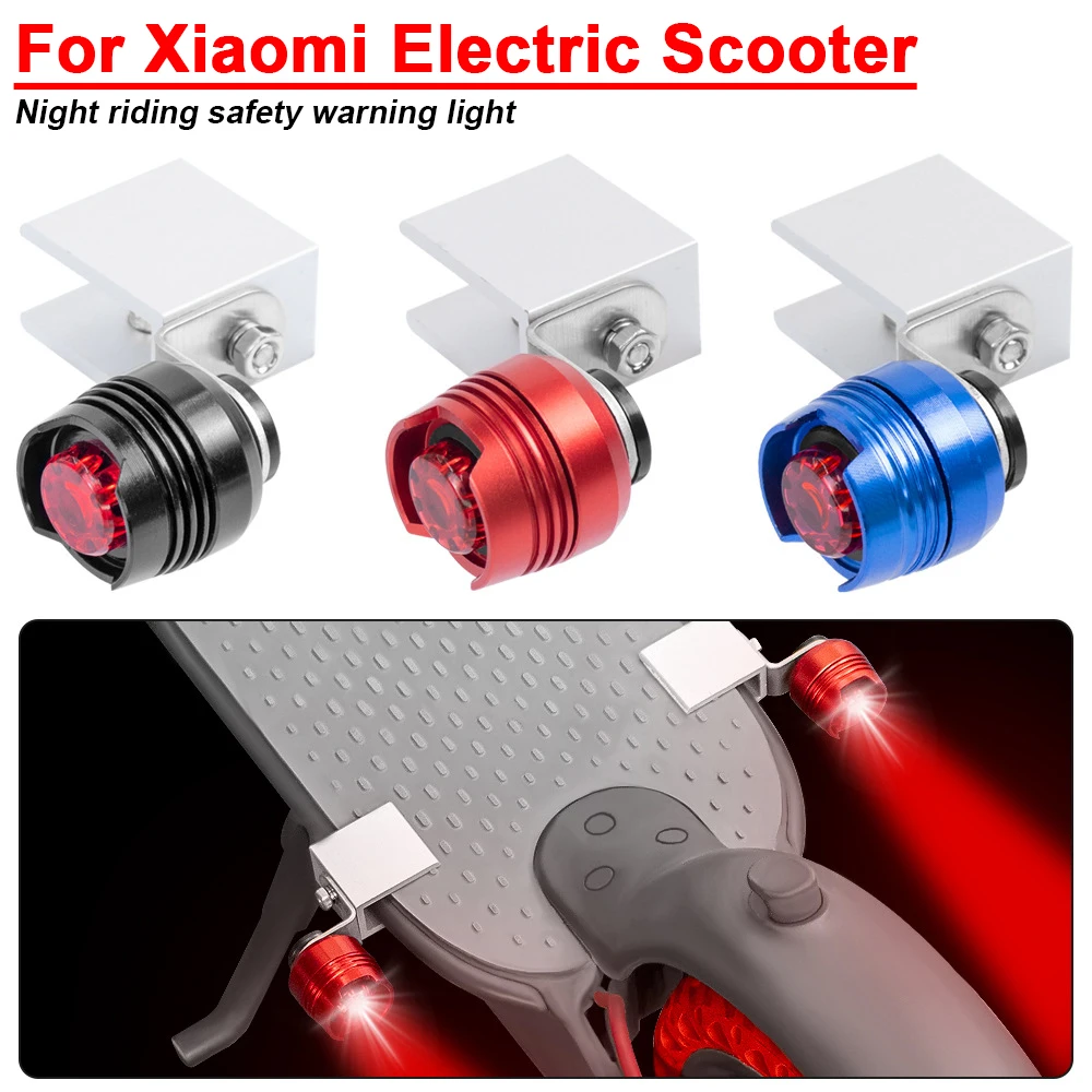 

Для Xiaomi M365 Pro 1S Pro2 Mi3 электрический скутер свет светодиодная вспышка водонепроницаемый задний фонарь ночная езда предупредительные огни безопасности