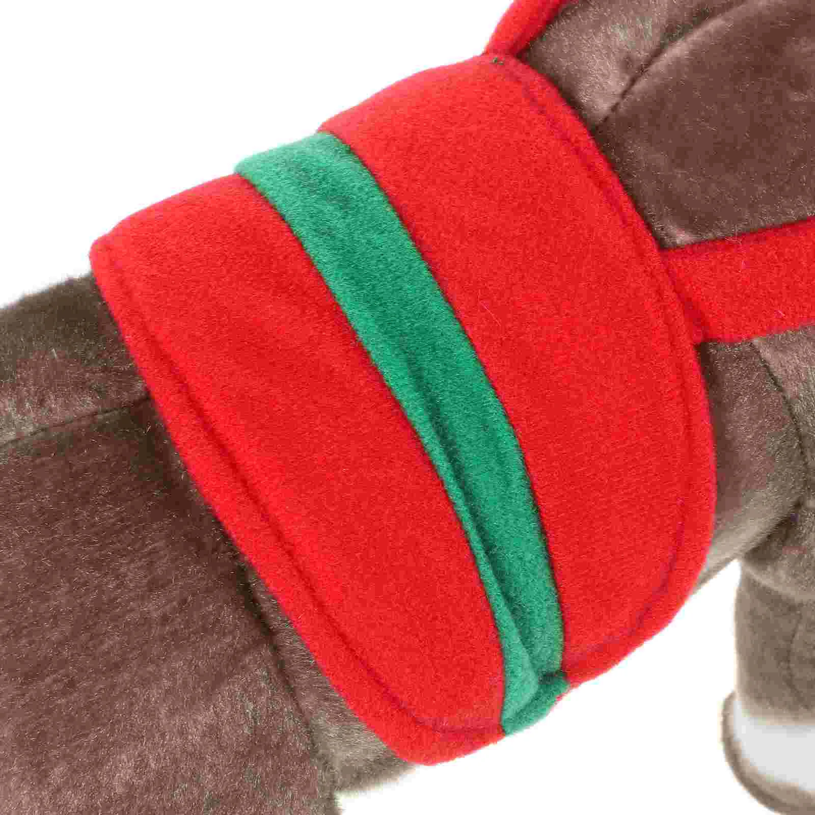 Christmas Small Reindeer Ornaments Toy Animals Plush Birthday Decoration for Boy