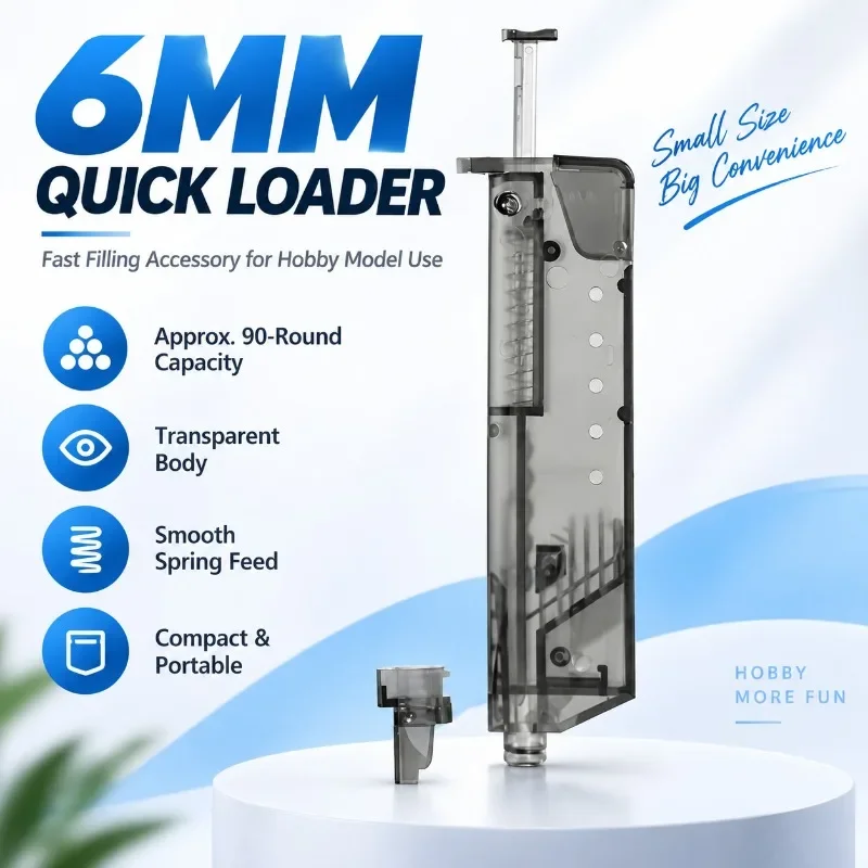 6MM 7‑8 Fast Loading Inflator Component, Quick Filling Accessory for Model Hobby Building