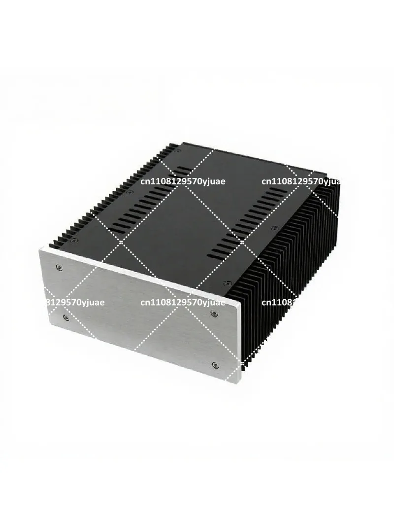 DIY Aluminum Audio Chassis Case 2107 with Side Heat Sinks for Amplifier, DAC, Headphone Amp, Preamplifier
