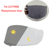 Helmet Photochromic Visor Uv Protection Casco Moto Visera Sunshield for LS2 FF808 Stream II Helmet hromic lens
