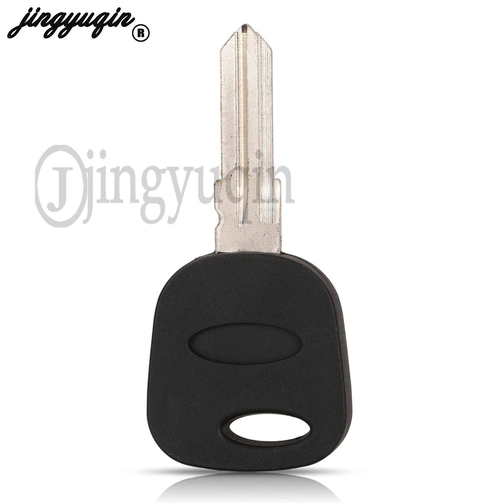 jingyuqin For Ford Escape Kuga Maverick Focus Mondeo F150 Mustang Key Case Fob with hole for Chip Transponder Car Key Shell