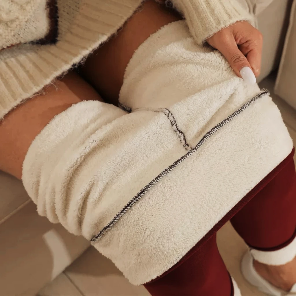 Women's Fleece Lined Leggings High Waist Thermal Warm Yoga Pants Stretch Winter Thick Lamb Liner Slim Fitness Workout Leggins — купить у AliExpress WW