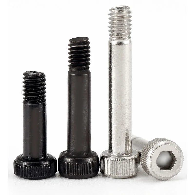 10/20/30Pcs Nickel Plating/Black M2 M2.5 M3 M4 Partially Threaded Hex Socket Screws Grade 12.9 Cap Head Half Thread Allen Bolt