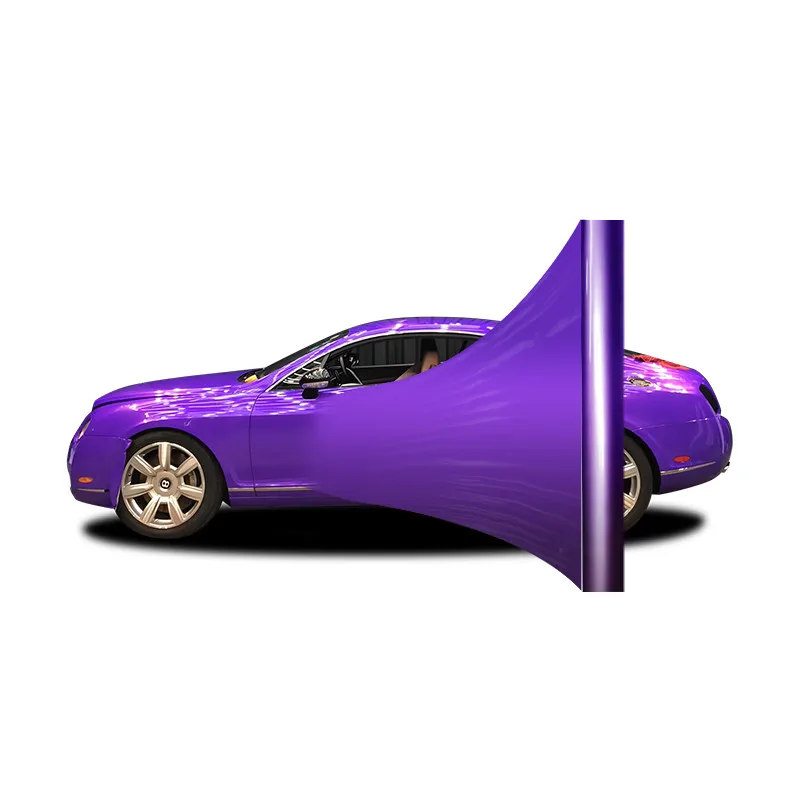 

Двухцветная пленка ярких фиолетовых автомобильных цветов, цветная виниловая пленка для автомобильной пленки