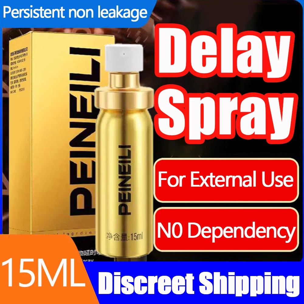 Spray retardateur sexuel masculin, 15ml, Endurance améliorée, Performance longue durée, améliore la dureté, Spray de synchronisation de la Passion pour hommes