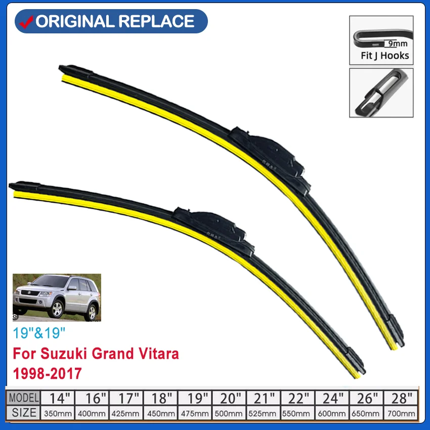 for Suzuki Grand Vitara 1998 2003  Front Windscreen Wipers Car Wiper Blades Car Accessories 2016 2015 2014 2013 2012 2011 2010