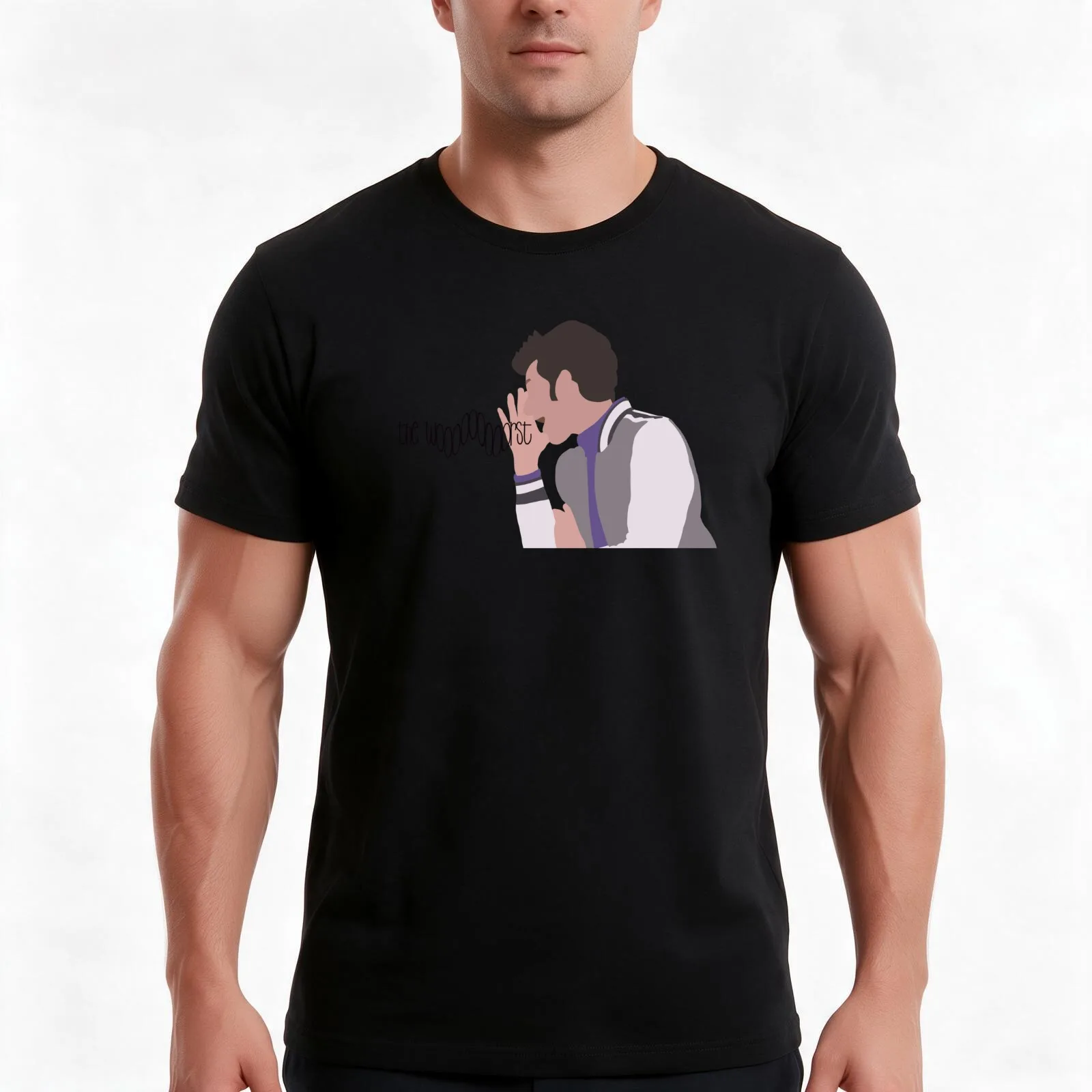 The Worst T-Shirt, Summer Casual Cotton Tee, Oversized Streetwear Tops, Vintage Graphic Print, Loose Fit Short Sleeve