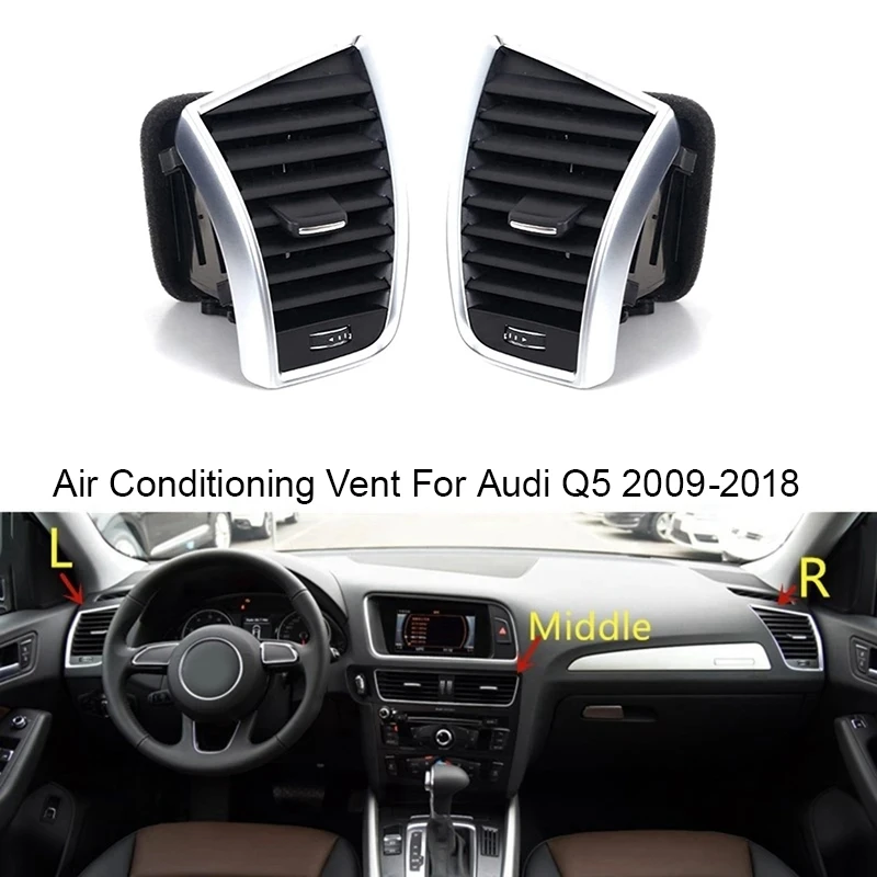 

Car Front Dashboard Nozzle Air Conditioning Vent For Q5 2009-2018 A/C Vent Accessories