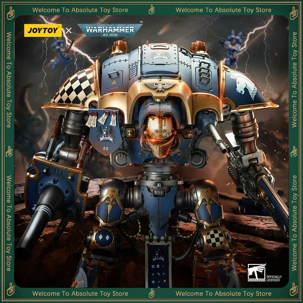 JOYTOY Warhammer 40k 1/18 Anime Figurine Mech Imperial Knights House Terryn Knight Paladin Action Figure Collectible Model Toys