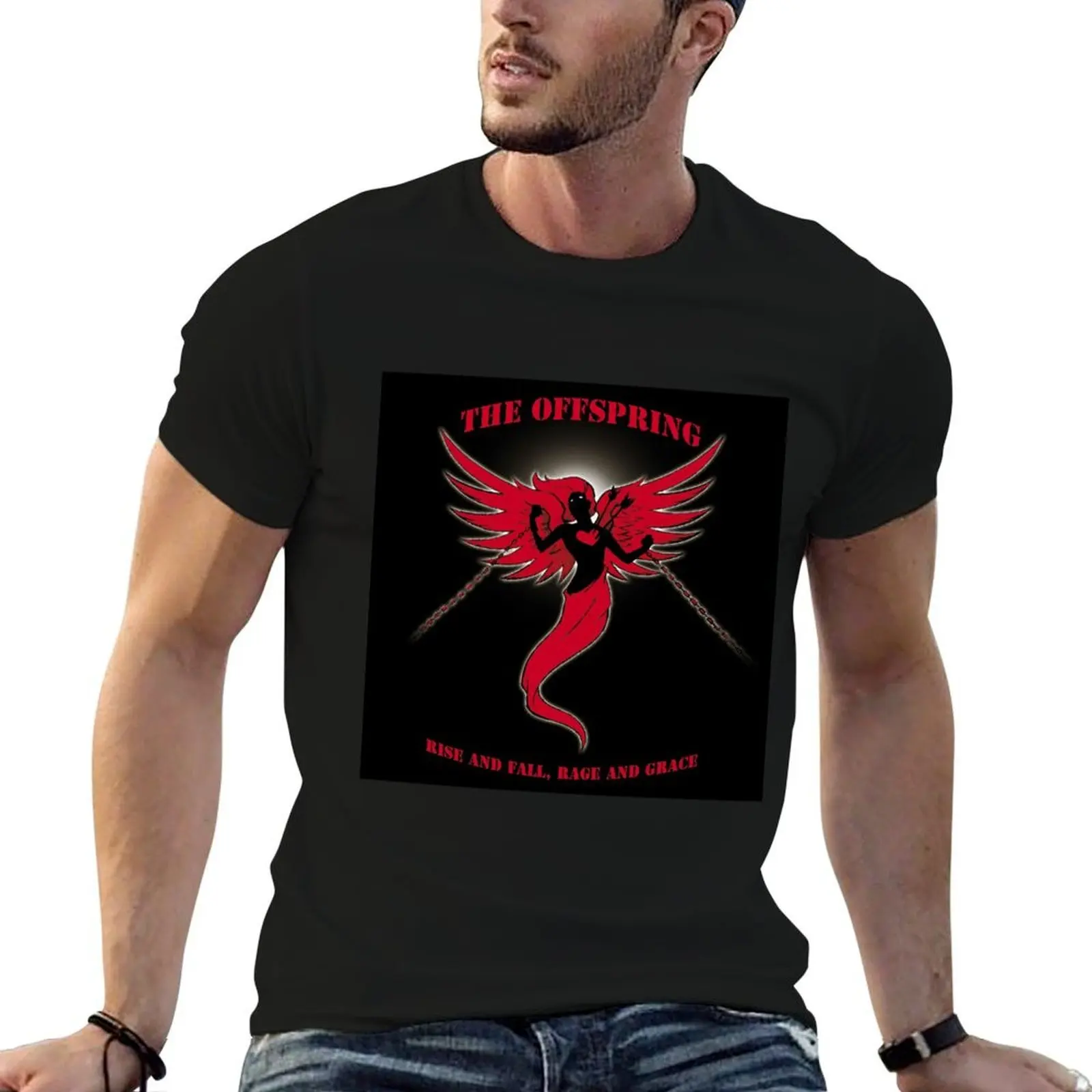 

The Offspring rise and fall rage and grace T-Shirt t shirt man cotton t shirt personalised T-Shirt