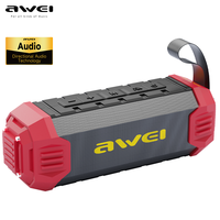 Awei Y280 Portable Bluetooth 5.0 Speaker Wireless Soundbox Outdoor Loud Subwoofer IPX4 Waterproof Speaker 12-Hour Play Time