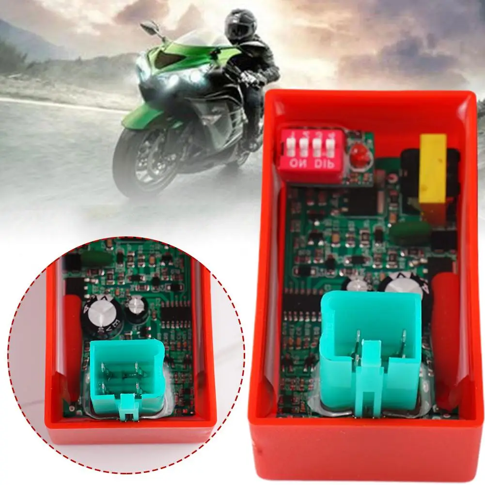 4/5/6Pin AC CDI Box With DIP Switch Motorcycle Lgnition Speed Limit4000-12000 For WAVE100 Racing YX140 Competitive Racing Y K7C0