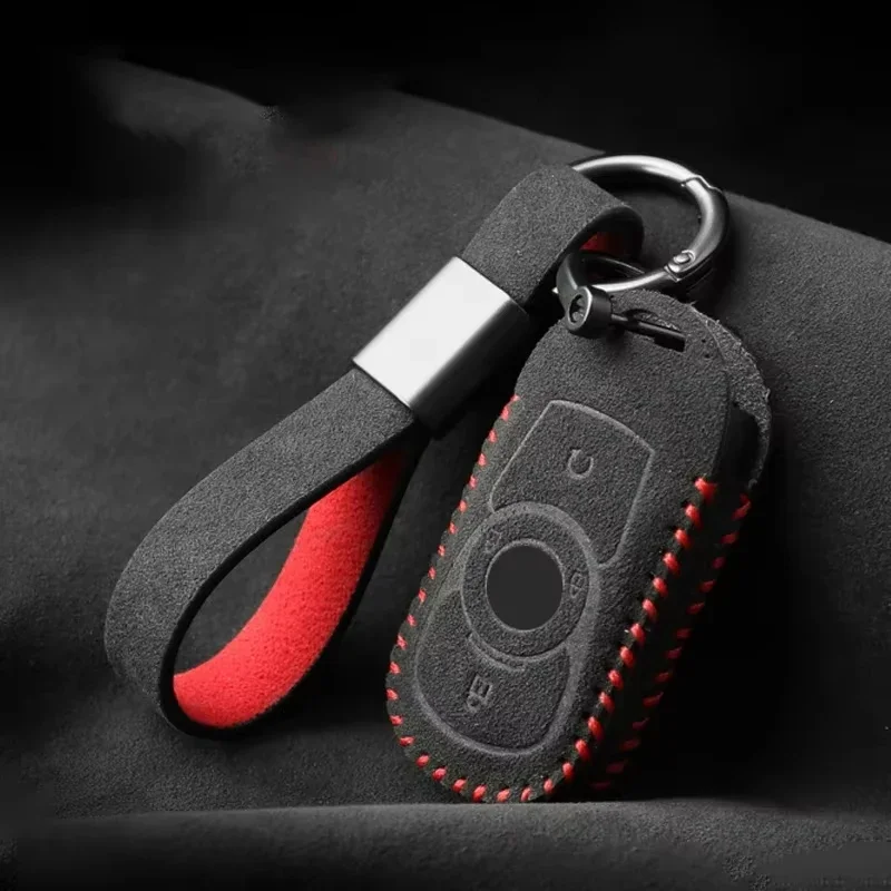 

Car Accessories Key Case For Buick Excelle GT Verano Envision GL8/6 LaCrosse Regal Top Suede Auto Keyrings Keychain Cover