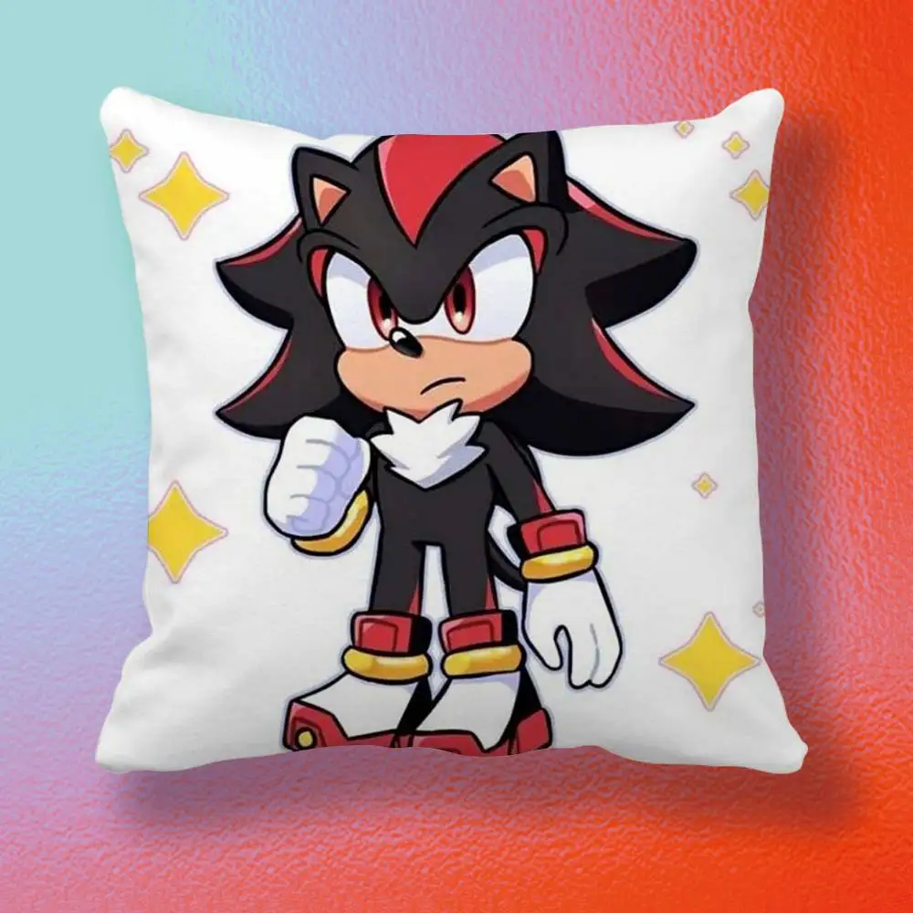 Cartoon Game S-SoNiC-C R-RuMbLe-E  Double-sided printed pillow cover Solid color minimalist pillowcase, fits all bedroom styles - view 5